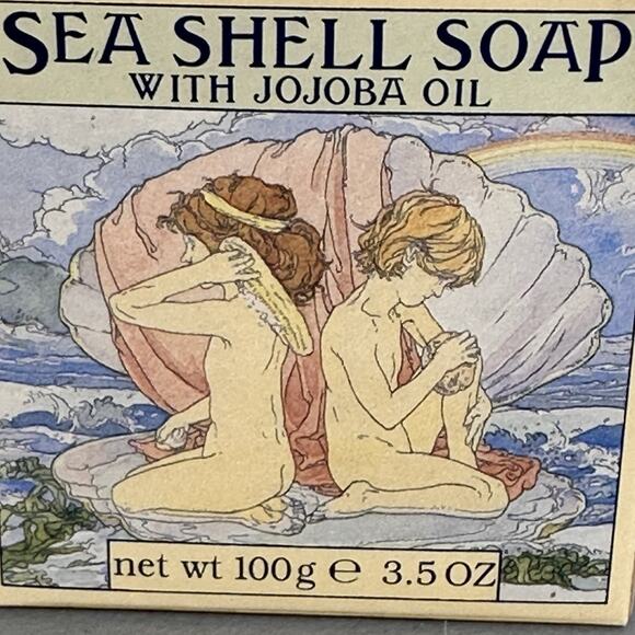 Crabtree & Evelyn London Sea Shell Soap with Jojoba Oil 3.5 oz Vintage 1978 - Picture 7 of 9